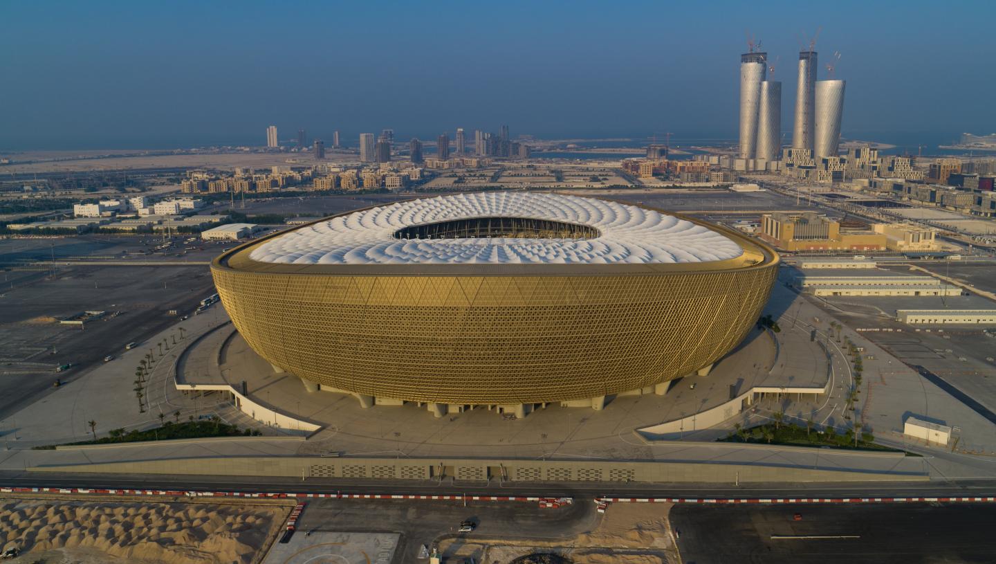 本屆卡達世足賽主場館。（圖／翻攝自Qatar 2022官網）